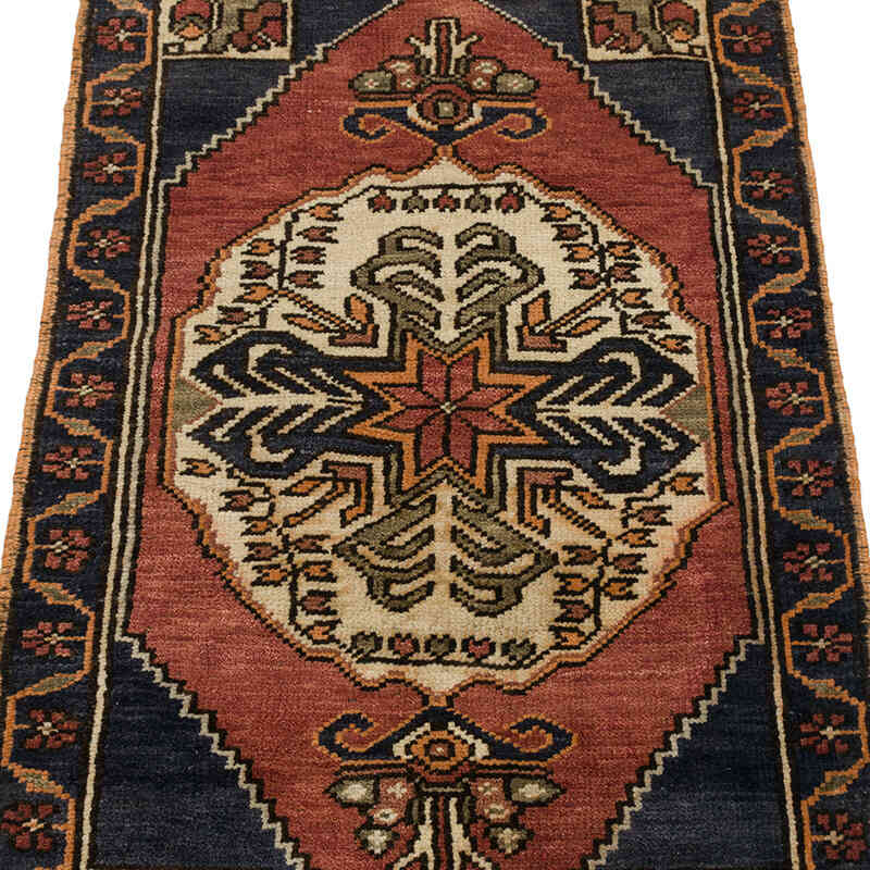 Vintage Turkish Hand-Knotted Rug - 1' 11" x 3' 3" (23" x 39") - K0074715
