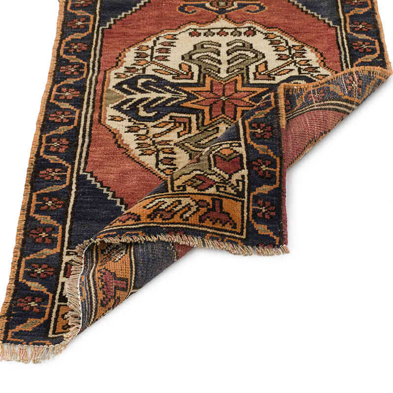 Vintage Turkish Hand-Knotted Rug - 1' 11" x 3' 3" (23" x 39") - K0074715