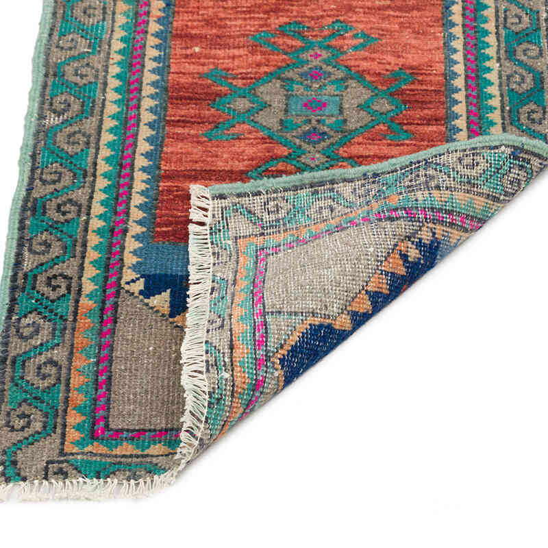Vintage Turkish Hand-Knotted Rug - 1' 8" x 2' 6" (20" x 30") - K0074717