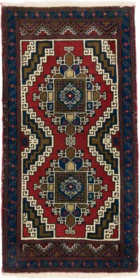 El Dokuma Vintage Halı - 55 cm x 110 cm