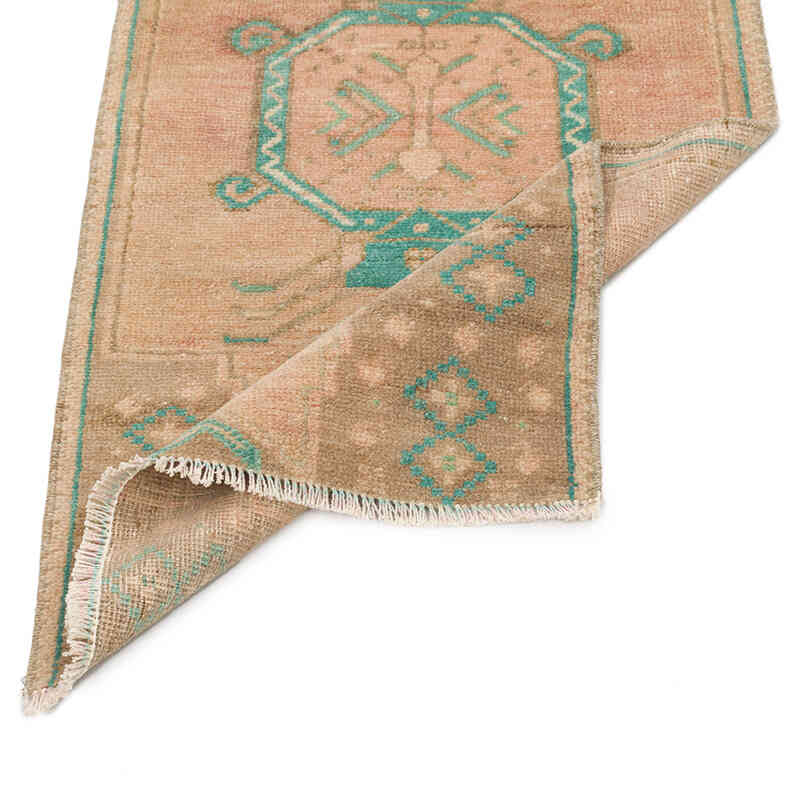 Vintage Turkish Hand-Knotted Rug - 1' 8" x 3' 3" (20" x 39") - K0074729
