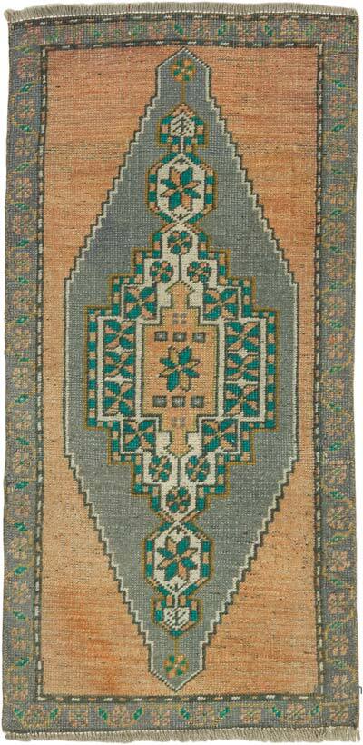 Alfombra Vintage Turca Anudada a Mano - 50 cm x 100 cm