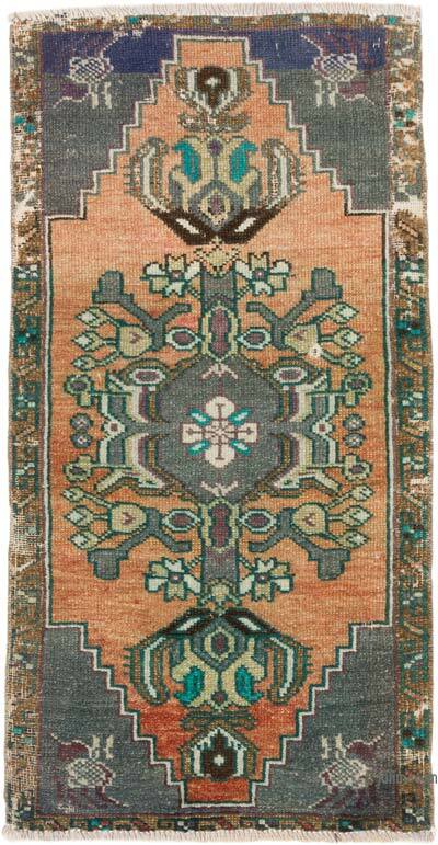 Alfombra Vintage Turca Anudada a Mano - 50 cm x 95 cm
