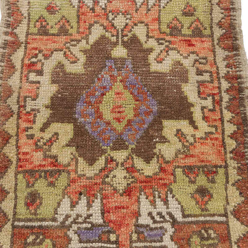 Vintage Turkish Hand-Knotted Rug - 1' 6" x 2' 9" (18" x 33") - K0074743