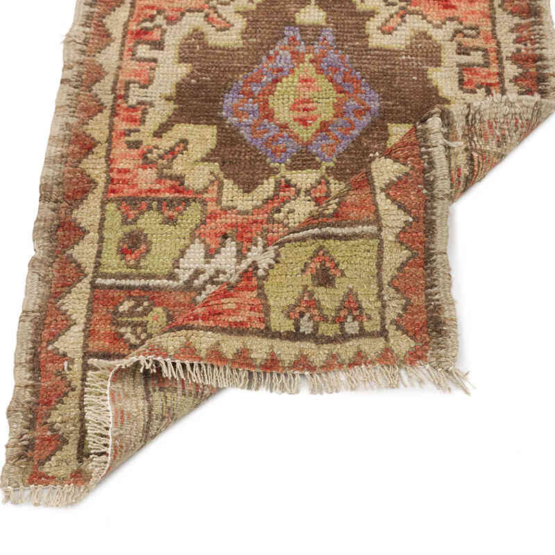 Vintage Turkish Hand-Knotted Rug - 1' 6" x 2' 9" (18" x 33") - K0074743