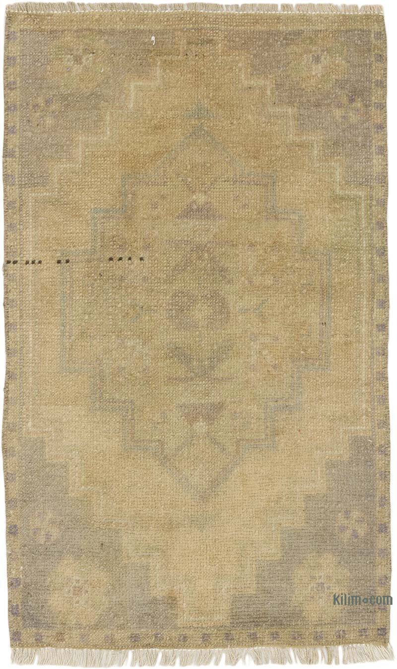 Alfombra Vintage Turca Anudada a Mano - 52 cm x 85 cm - K0074744