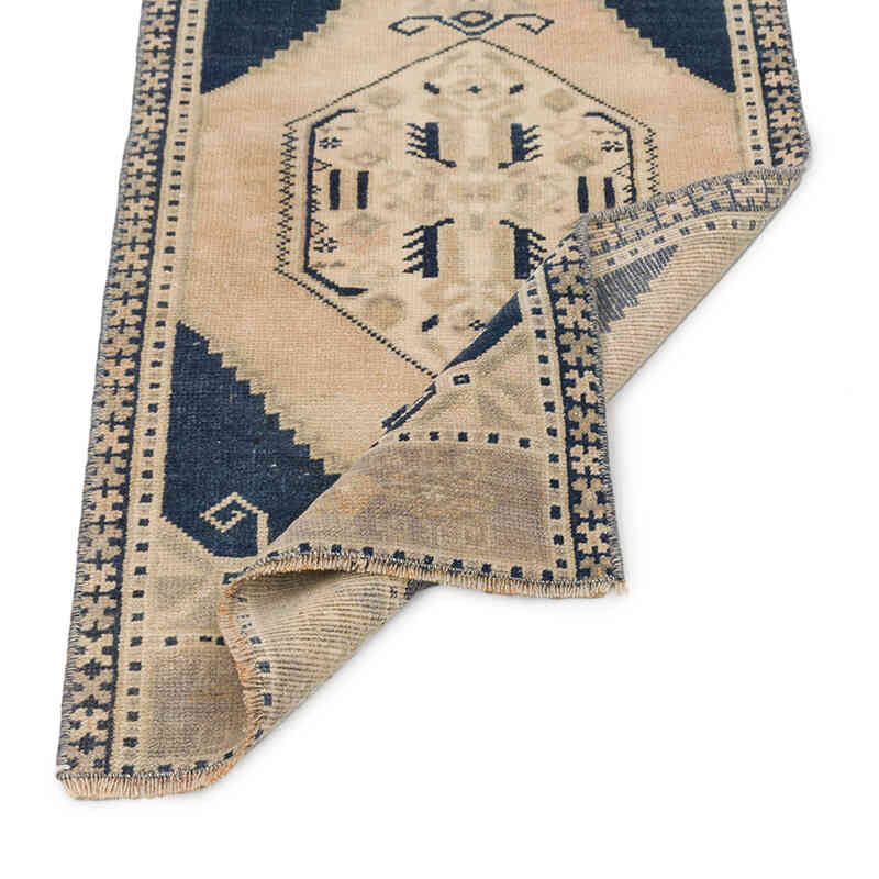 Vintage Turkish Hand-Knotted Rug - 1' 7" x 3'  (19" x 36") - K0074758