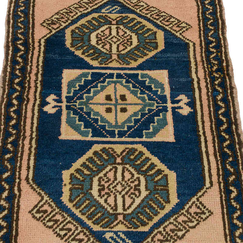 Vintage Turkish Hand-Knotted Rug - 2'  x 3' 9" (24" x 45") - K0074760