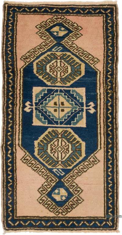 Alfombra Vintage Turca Anudada a Mano - 60 cm x 115 cm