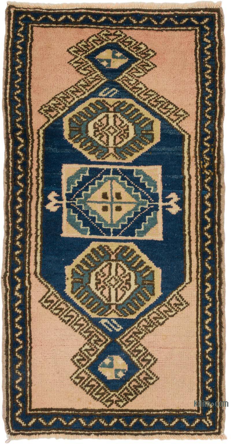 Vintage Turkish Hand-Knotted Rug - 2'  x 3' 9" (24" x 45") - K0074760