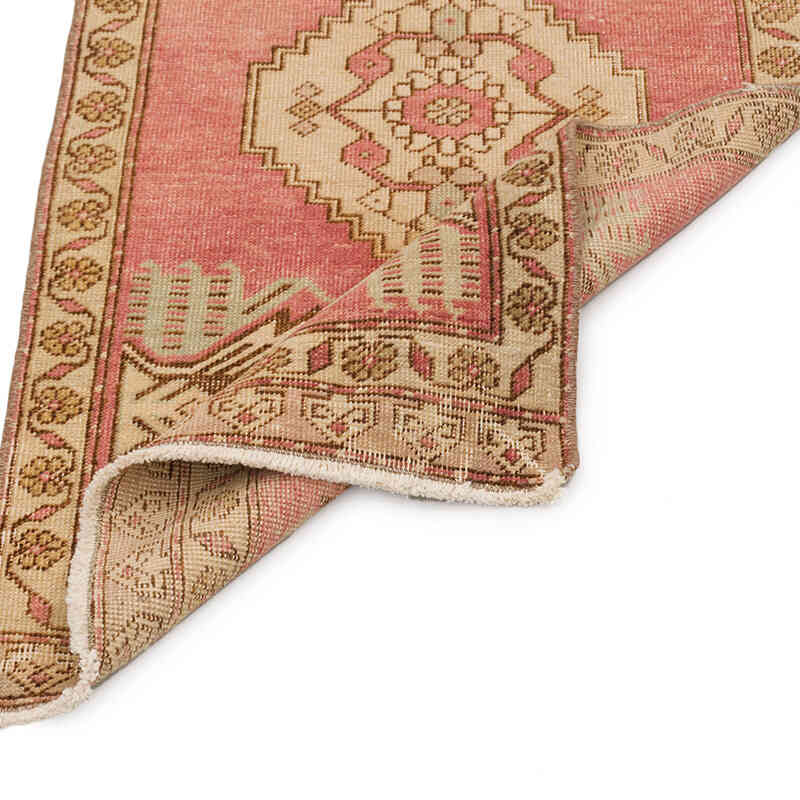 Alfombra Vintage Turca Anudada a Mano - 49 cm x 96 cm - K0074761