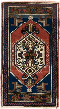 El Dokuma Vintage Halı - 53 cm x 93 cm