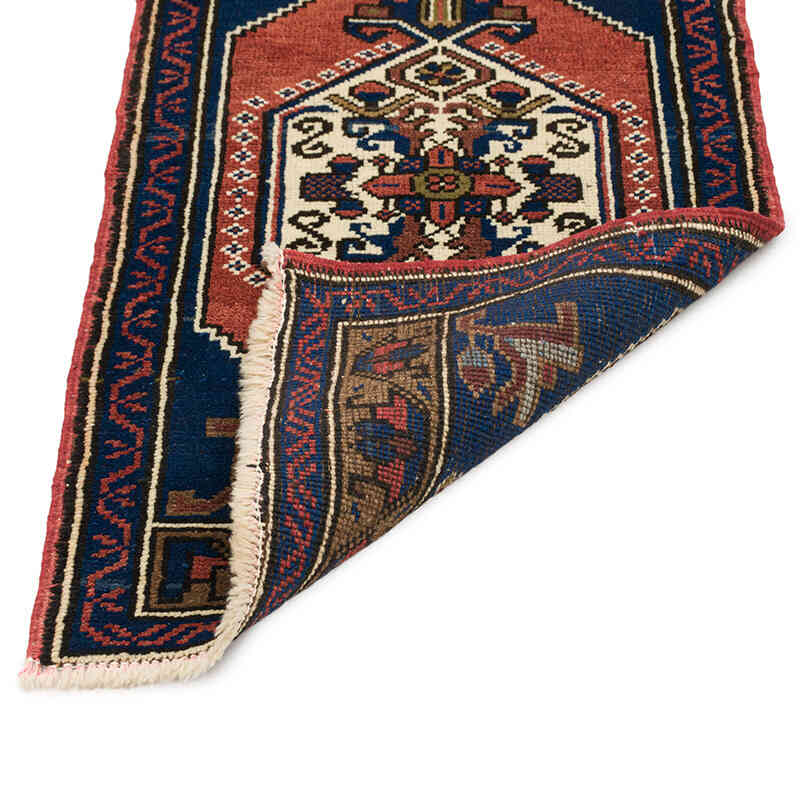 Alfombra Vintage Turca Anudada a Mano - 53 cm x 93 cm - K0074771
