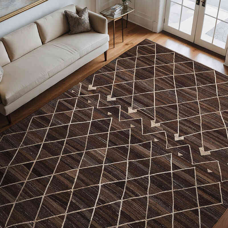 Yeni Kök Boya El Dokuma Kilim - 264 cm x 345 cm - K0074778