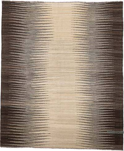 New Hand-Woven Kilim Rug - 8' 2" x 9' 8" (98" x 116")