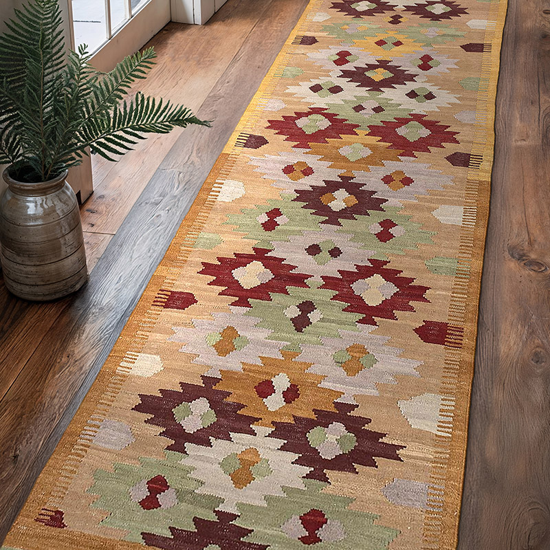 Corredor Nueva Alfombra Turca Kilim - 84 cm x 340 cm - K0074790