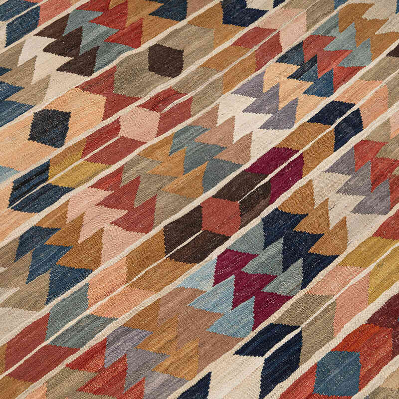 Yeni Kök Boya El Dokuma Kilim - 156 cm x 194 cm - K0074798