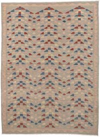 New Hand-Woven Kilim Rug - 4' 11" x 6' 7" (59" x 79")