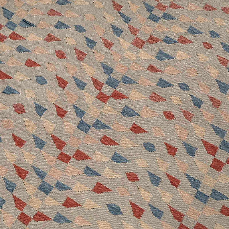 New Hand-Woven Kilim Rug - 4' 11" x 6' 7" (59" x 79") - K0074800