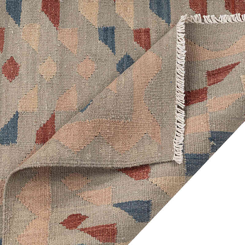 New Hand-Woven Kilim Rug - 4' 11" x 6' 7" (59" x 79") - K0074800