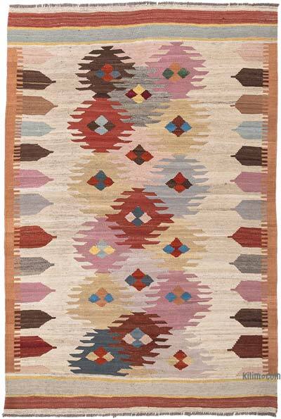 Yeni Kök Boya El Dokuma Kilim - 121 cm x 181 cm