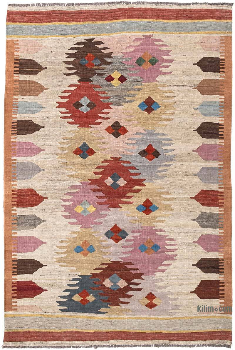 New Hand-Woven Kilim Rug - 4'  x 5' 11" (48" x 71") - K0074801