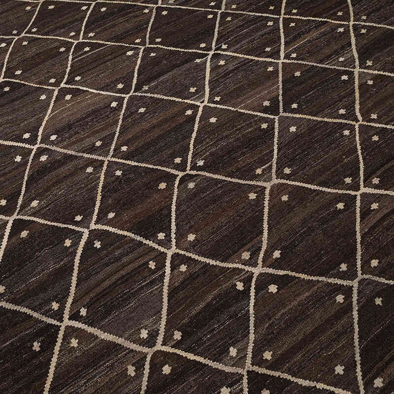 New Hand-Woven Kilim Rug - 10' 1" x 14'  (121" x 168") - K0074802
