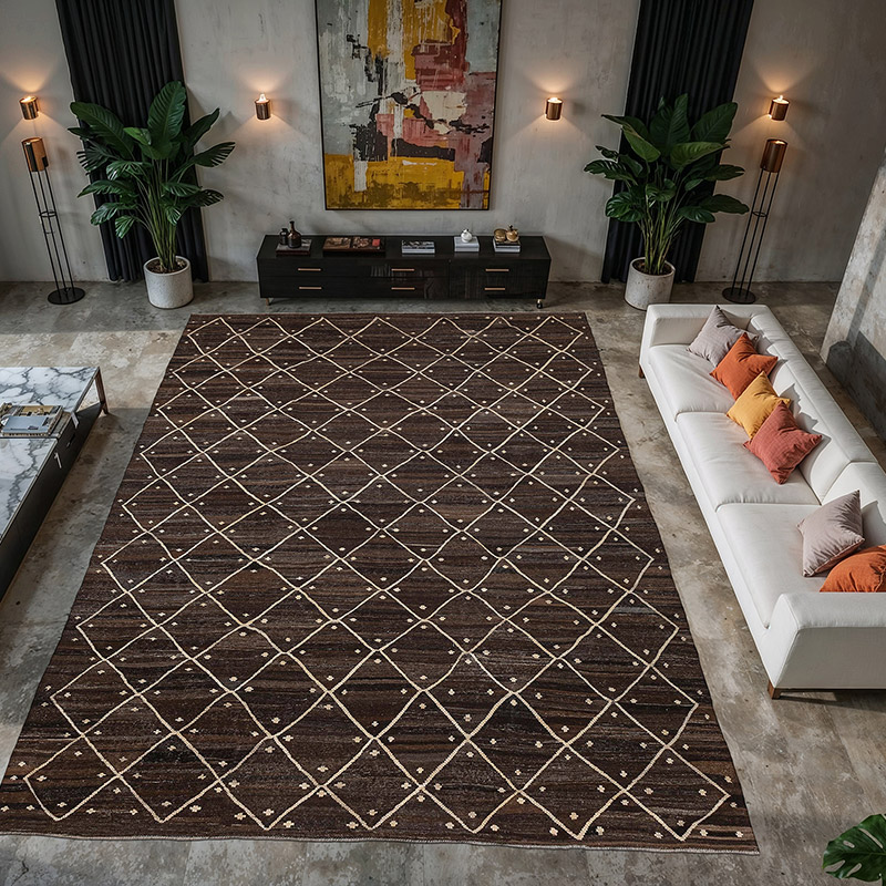 New Hand-Woven Kilim Rug - 10' 1" x 14'  (121" x 168") - K0074802