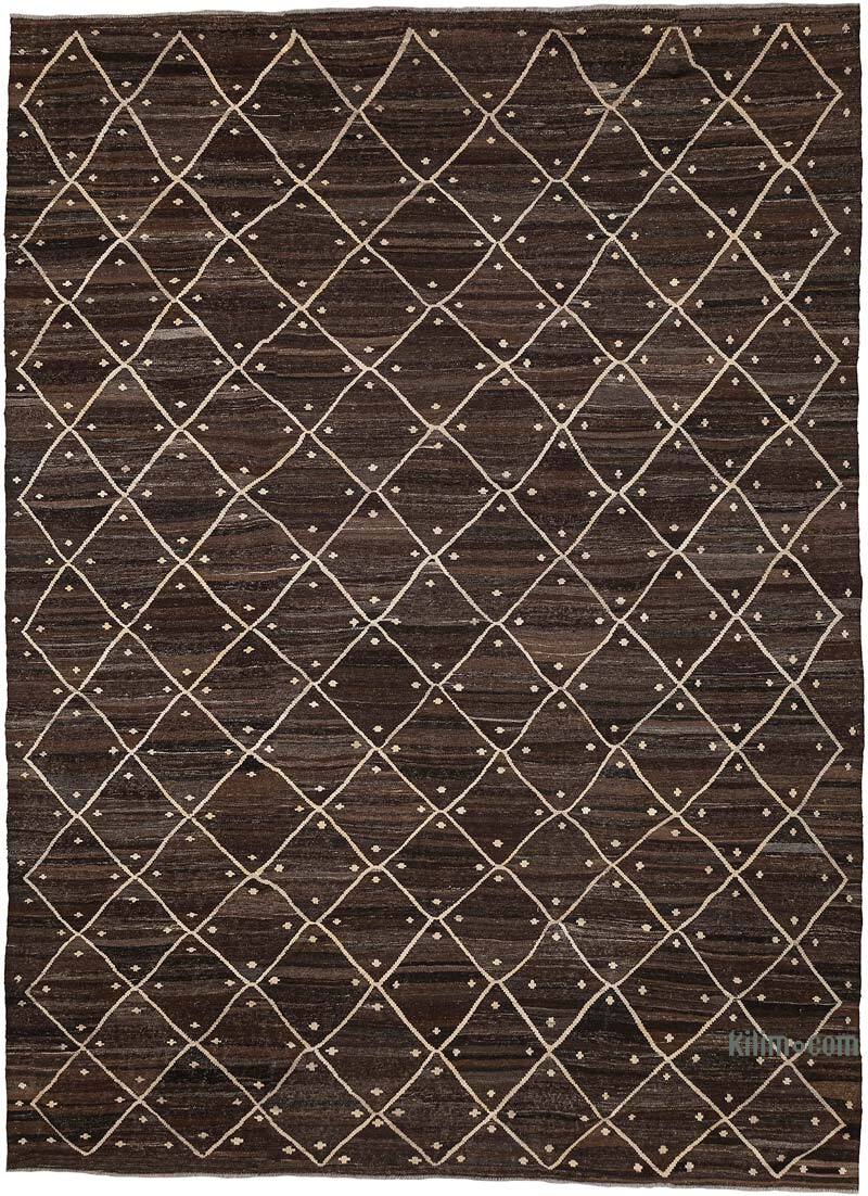 New Hand-Woven Kilim Rug - 10' 1" x 14'  (121" x 168") - K0074802
