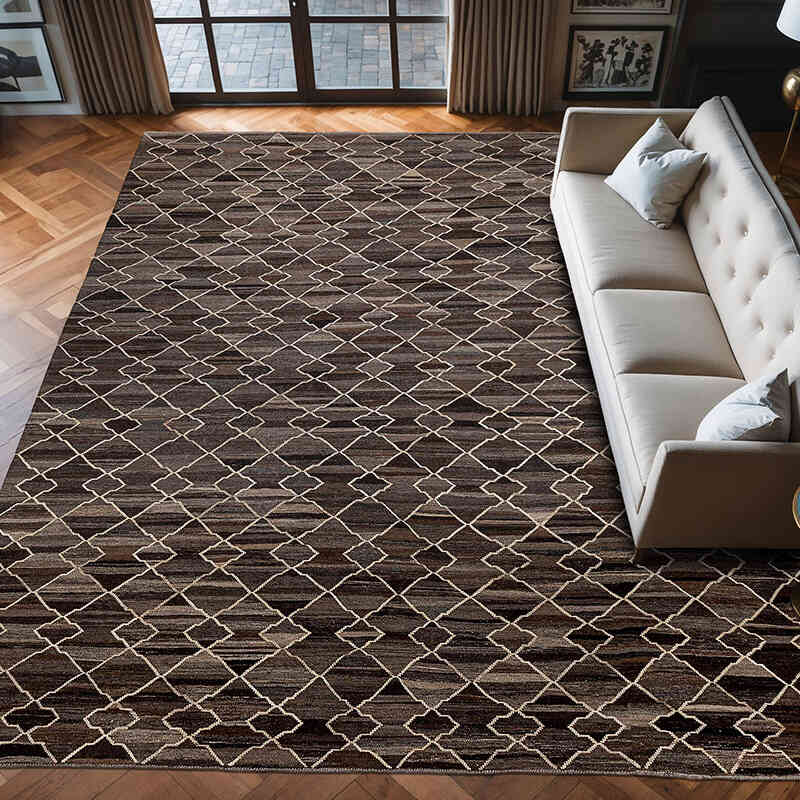 Yeni Kök Boya El Dokuma Kilim - 317 cm x 406 cm - K0074803
