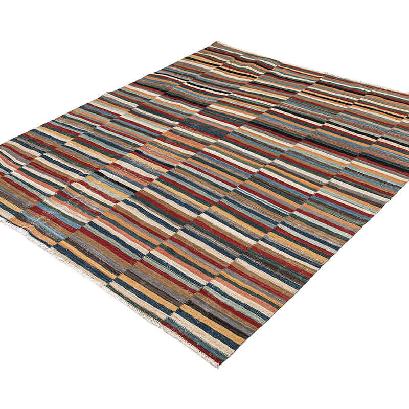 Nueva Alfombra Kilim - 167 cm x 196 cm - K0074806