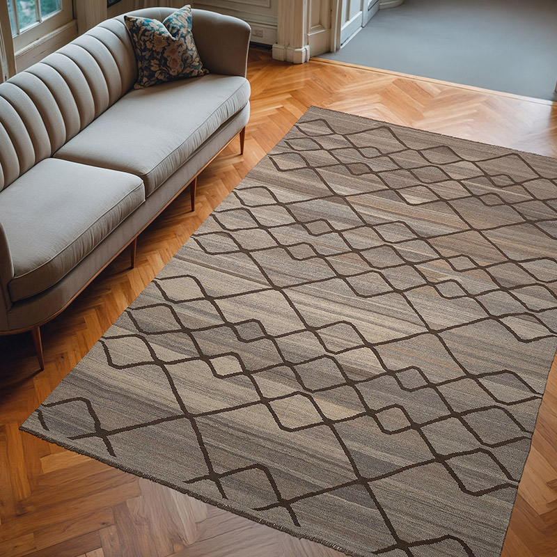 Nueva Alfombra Kilim - 206 cm x 295 cm - K0074808