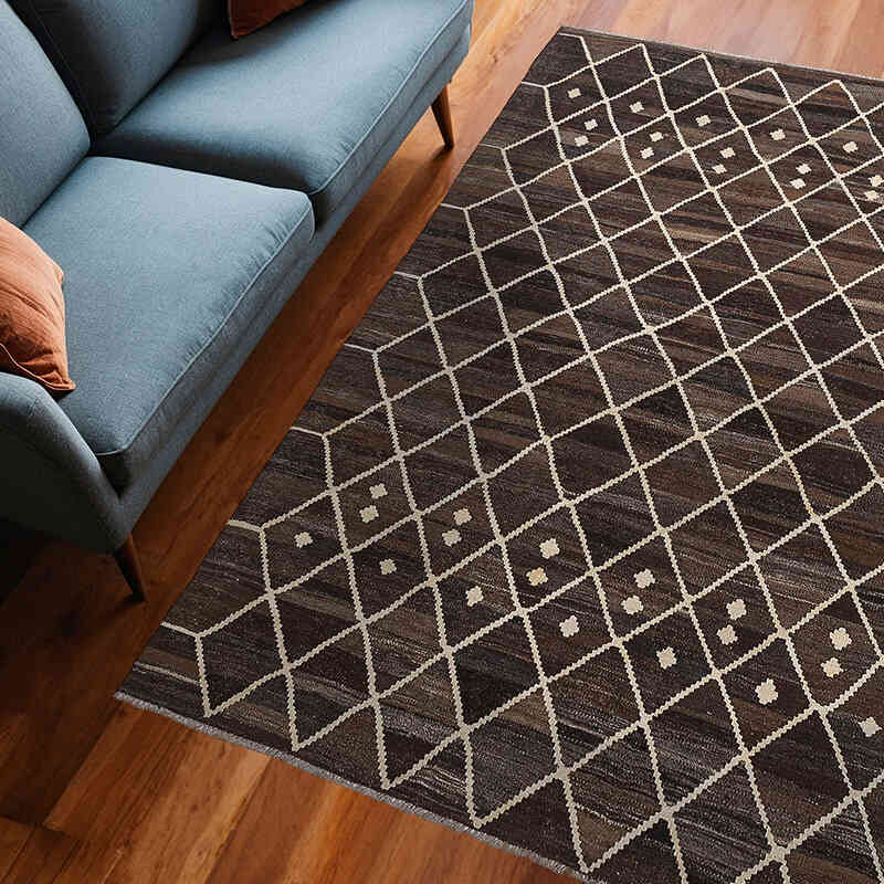 Nueva Alfombra Kilim - 188 cm x 238 cm - K0074814