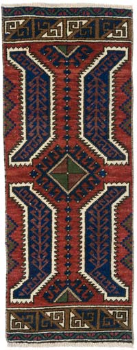 El Dokuma Vintage Halı - 42 cm x 110 cm