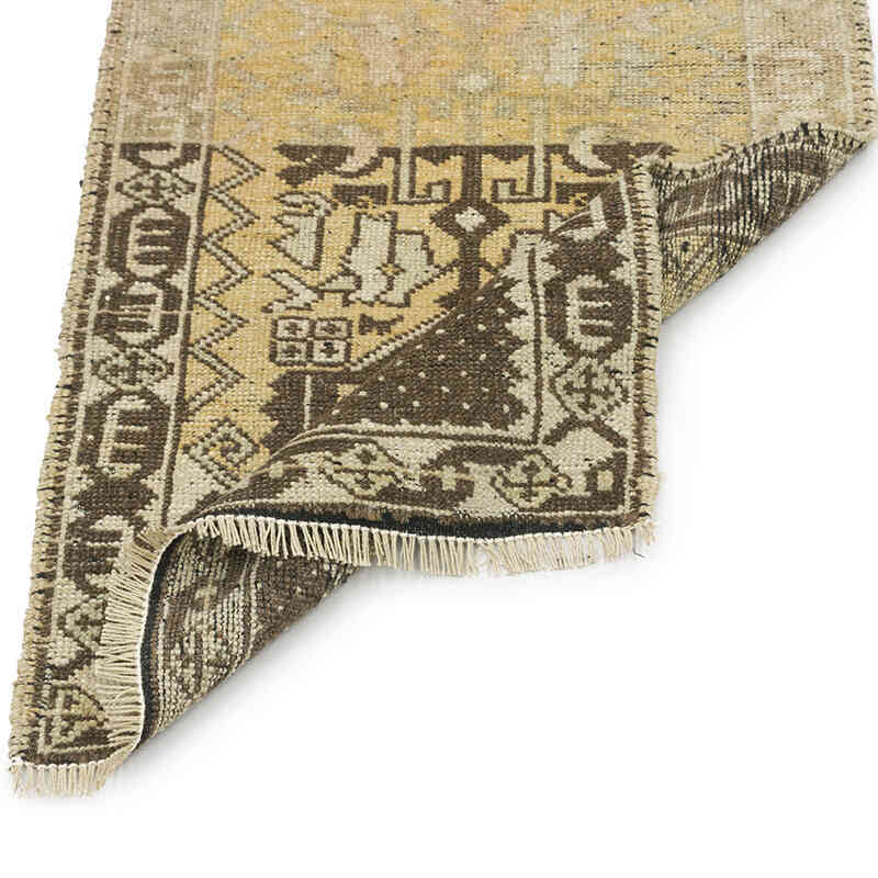 Alfombra Vintage Turca Anudada a Mano - 50 cm x 85 cm - K0074830