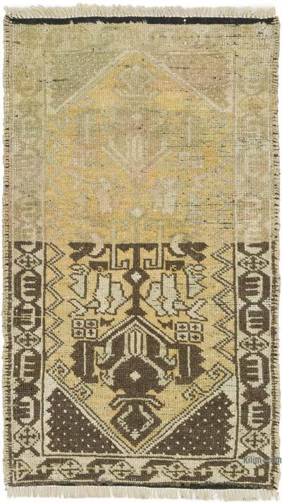 Alfombra Vintage Turca Anudada a Mano - 50 cm x 85 cm