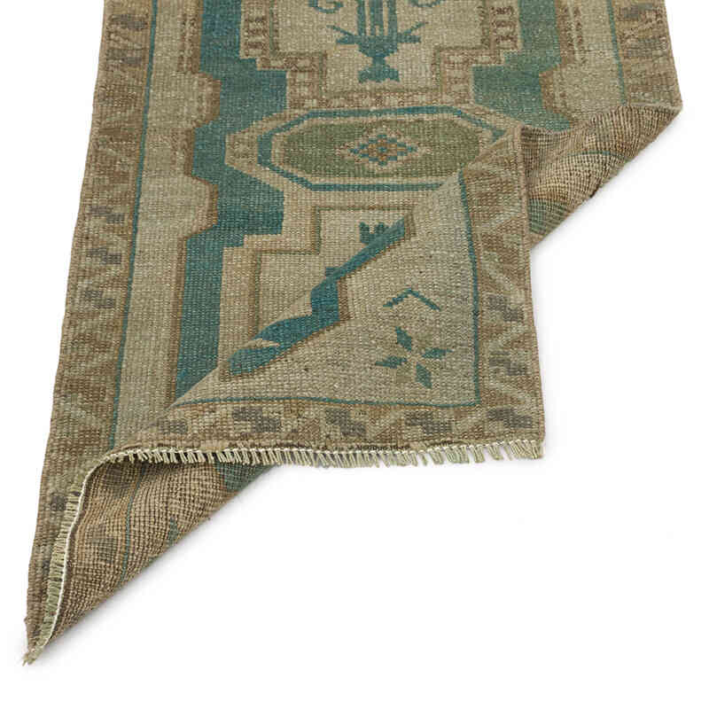 Vintage Turkish Hand-Knotted Rug - 1' 11" x 3' 5" (23" x 41") - K0074837