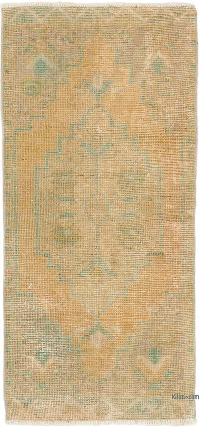 Alfombra Vintage Turca Anudada a Mano - 50 cm x 105 cm