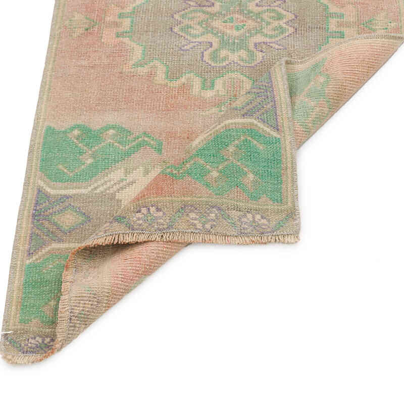 Vintage Turkish Hand-Knotted Rug - 1' 6" x 3'  (18" x 36") - K0074841