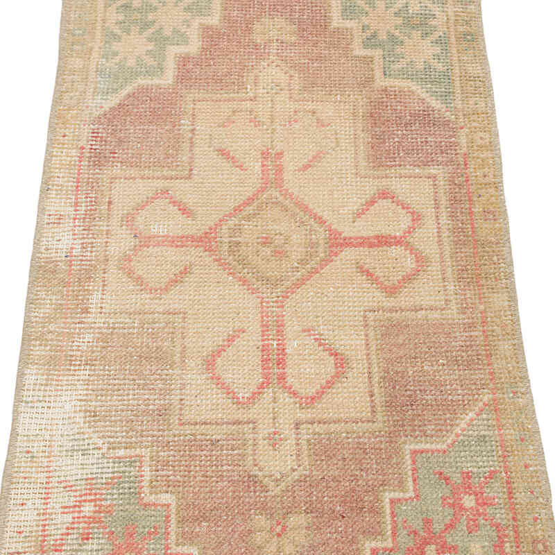 Vintage Turkish Hand-Knotted Rug - 1' 8" x 3' 4" (20" x 40") - K0074845
