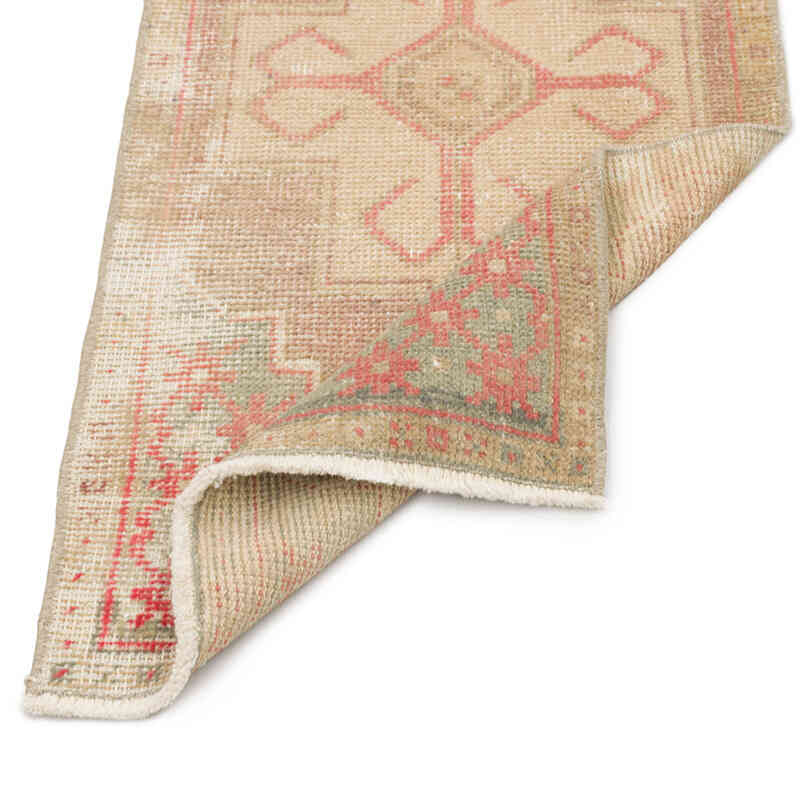 Vintage Turkish Hand-Knotted Rug - 1' 8" x 3' 4" (20" x 40") - K0074845