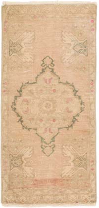 El Dokuma Vintage Halı - 50 cm x 104 cm