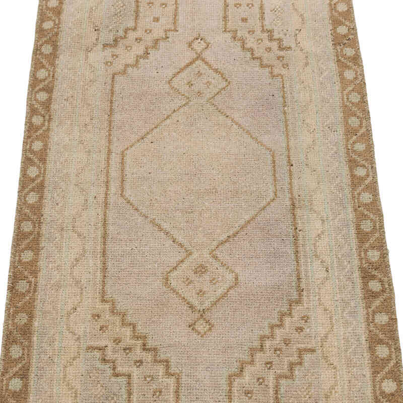 Alfombra Vintage Turca Anudada a Mano - 46 cm x 86 cm - K0074849