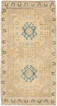 El Dokuma Vintage Halı - 50 cm x 92 cm