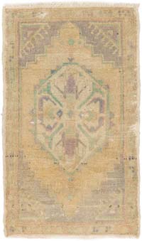 El Dokuma Vintage Halı - 58 cm x 94 cm