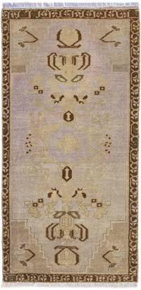 El Dokuma Vintage Halı - 51 cm x 102 cm