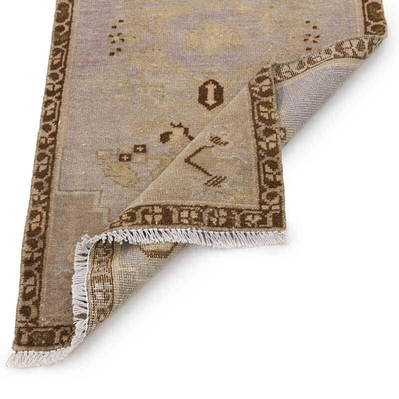 Vintage Turkish Hand-Knotted Rug - 1' 8" x 3' 4" (20" x 40") - K0074866