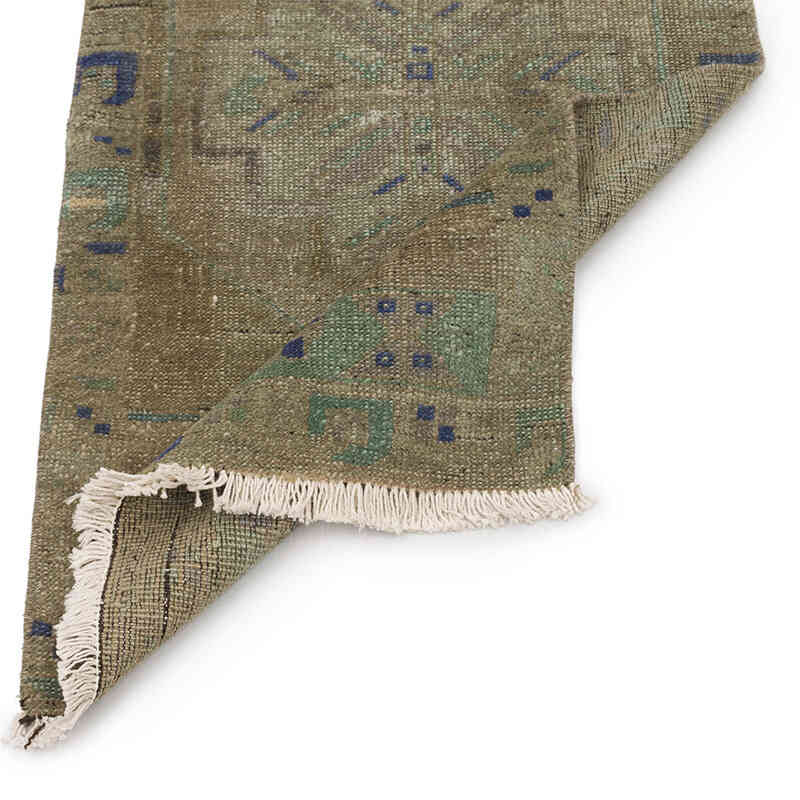Alfombra Vintage Turca Anudada a Mano - 52 cm x 90 cm - K0074871