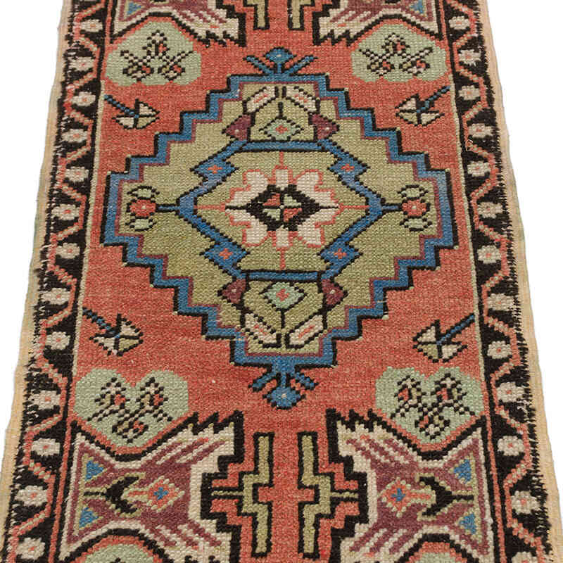 Vintage Turkish Hand-Knotted Rug - 1' 7" x 3' 3" (19" x 39") - K0074880