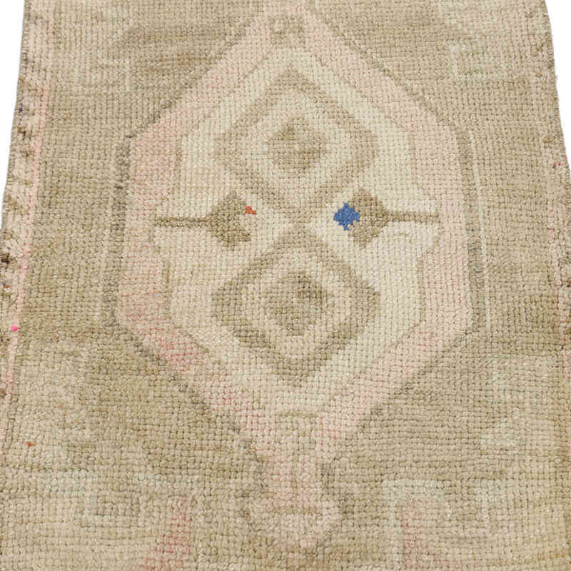 Alfombra Vintage Turca Anudada a Mano - 49 cm x 89 cm - K0074881